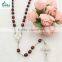 Wooden Rose Scented bead Rosary