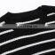 Pinstripe Merino Wool Cashmere New Fashion Design Sweater