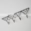 Simple idea triangle stainless steel black clothes wall hanger