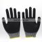High Performance EN388 Level 5 Black Sandy Finish Nitrile Coated Cut Resistant Gloves