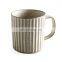 Custom colorful funny large Big Ceramic Stoneware Coffee Tea Cup Mug with Handle for Hot Chocolate Latte