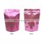 Custom Glossy Zip lock Foil Bags Aluminum Foil Stand Up Pouch Laminated Bag Tear Notches for Food Packaging Coffee Tea Snack