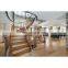 CBMMART mahogany curved wooden staircase pillar design