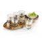 New bamboo tray holder for classical wooden shot glass display