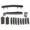 JL1044 Oversized Spare Tire Mounting Bracket Kit Tailgate Hinge Rear Door Tire Carrier For Jeep W-rangle JL 18+ Accessories