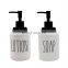 Custom design lotion dispenser ceramic liquid soap dispenser