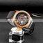 SKONE 9502 Luxury High Quality Unique Men Watches Leather Strap Special Japan Quartz Watches