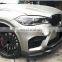 Runde Hight Quality Front Spoiler For 15-18 Bmw F85 X5M F86 X6M Carbon Fiber Front Bumper Lip Shovel