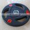 gym equipment fitness accessories rubber plate barbell ASJ-P002 gym discs