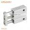 MGJ smc type pneumatic cylinders small compressed miniature air cylinder with linear guide
