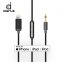 Black headphone lightening adapter 8 pin 3.5 male audio jack for apple certified cable supplier for iphone 5678X