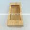 Custom bamboo kitchen storage box storage bag organizer bamboo ziplock bag organizer box for drawer
