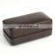 Advanced customization Portable PU Leather Cigar Travel Humidor Leather Cigar Case