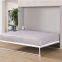 Manual Folding bed horizantal wall mounted bed single hidden wall beds for sale with bent leg