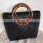 Vietnam Supplier Hot sale Ladies handbag bamboo tote bag Cheap Wholesale