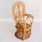 Hot Sale Rattan Plant Stand, Vintage mini rattan plant chair Boho Peacock chair Wholesale Vietnam Supplier