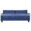 Living Room  Available Blue Sofa  Adjustable Backrest Three Seats Sofa