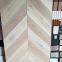 Teak color laminate Flooring Oak Grain Composite Flooring Fish Bone Parquet Flooring MDF Flooring 12mm Wood flooring