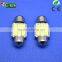 automobile parts festoon 31mm 5630 6smd car auto led bulb light