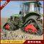 Tractor triangular track semi chain track reduces soil compaction rate