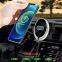 Smart Sensor Automatic Clamping 15W Car Wireless Charger Phone Holder Magnetic Wireless Charger Car charger holder