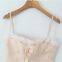 Sweet bow tie lace camisole vest for women in spring and summer, slim fit corset, slimming base top
