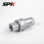 KZE Series British Standard (BSP) Open-Close Type Hydraulic Carbon Steel Quick Couplings, High-Pressure Hydraulic Tube Quick Disconnect Couplings