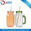 Pastic container mason jars with plastic lid