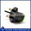 Novelty Black / Green Double USB Wall Power Adaptor