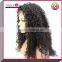 Wholesale brazilian 100% human hair curly lace front wig for black women