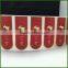 Gold Stamping Synthetic Paper Red Lamp Fragrance Stickers with Matt Lamination