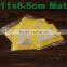 Custom size and printing silicone dab mat oil concentrate silicone mats shatter resistant slick pads
