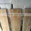 brushed American white oak stair covers