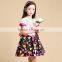 Satin Fabric Clothing Tea-Length Baby Girl Casual Dress for Clothing Imported from China