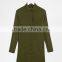 side seam women shirt dress long sleeves women dress OEM service