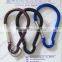 OEM Red Aluminum Carabiner Snap Hook ,Aluminum Spring Hook ,Handbag Aluminum Hook In Rigging Manufacturer