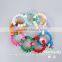 Fashion bead shape mix color silicone bracelets , 2015 lucky beads bracelet