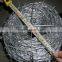 Barbed wire in rolls