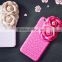 new arrival flowers luxury pu leather cover for iphone 6 4.7