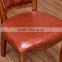 No Folded and Genuine Leather Material upholstery brown leather chair