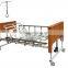 5 functions linear actuator icu stainless steel electric hospital bed