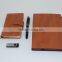 PU Leather Notebook USB Flash Drive Ball Pen Office Stationery Gift Set