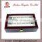 Jinhua Supplier Large Rectangular PU Leather Watch Storage Box with Window