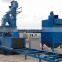 Continuous through conveyor steel surface polishing shot blast abrasive machine
