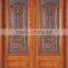 Decorative Bronze Entrance Wooden Door