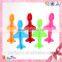 2015 New Product Colorful Airplane Shape Plastic Baby Spoon