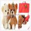 plush shopping bag/bear shape with shopping bag inside plush bag/cotton shopping bag/shopping bag with bear toy