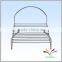White kitchen hardware cabinet dish metal rack