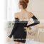 Sexy Wrapping Dress Push Up Breast Bust up Onepiece Corset Full Slip Strapless Full Slip