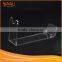 Customizable 5MM Clear Tabletop Acrylic Single Slant Wine Bottle Display
